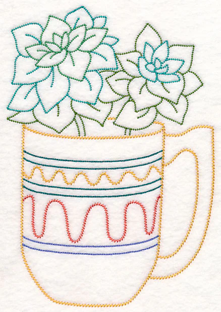 Cup o' Succulent - Aeonium (Vintage) - Image 2