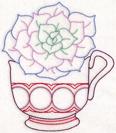 Cup o' Succulent - Echeveria (Vintage) - Image 3