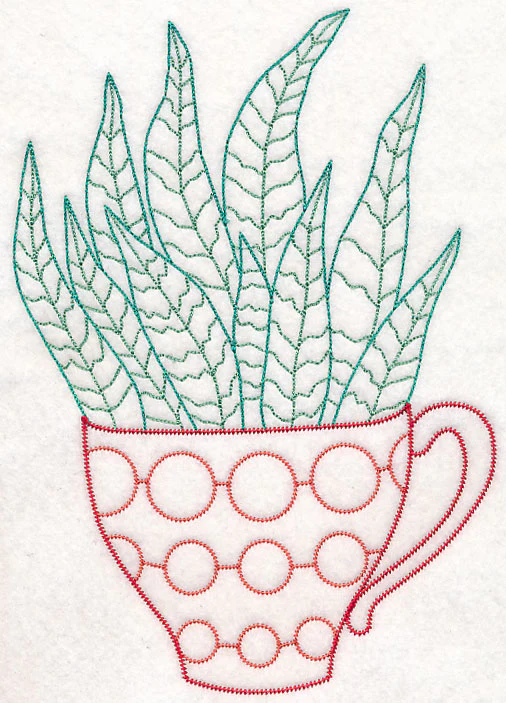 Cup o' Succulent - Zebra Hawthoria (Vintage) - Image 6