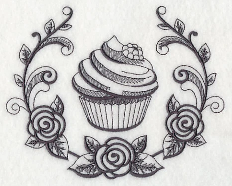 Cupcake and Sugar Flower Laurel - Image 4