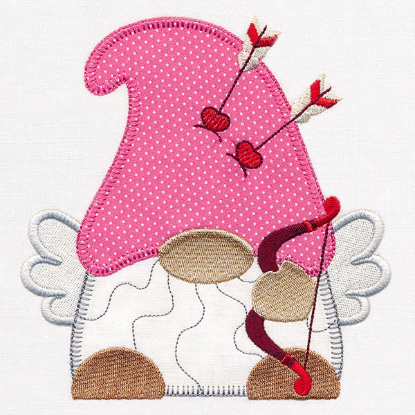 Cupid for Valentine's Day Gnome (Heirloom Applique) - Image 5