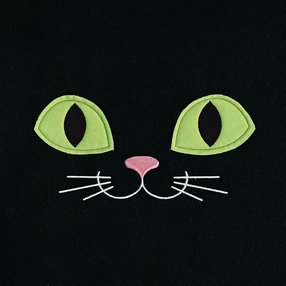 Curious Cat Face (Crafty Cut Applique) - Image 3
