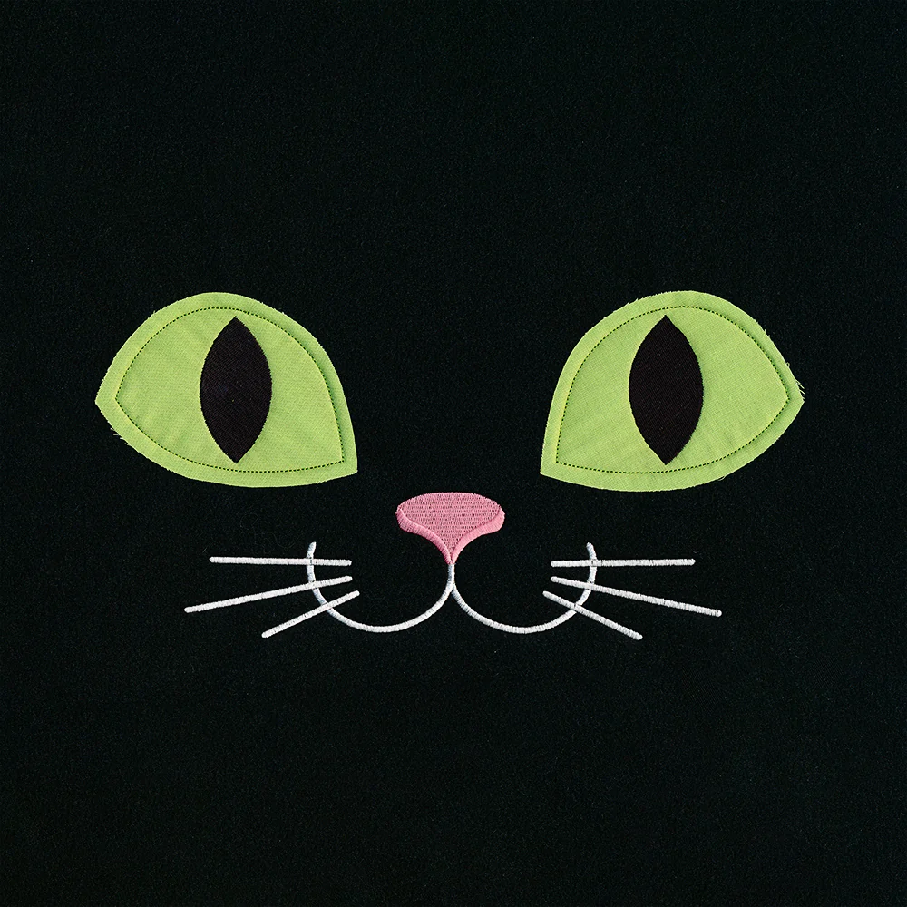 Curious Cat Face (Crafty Cut Applique) - Image 7