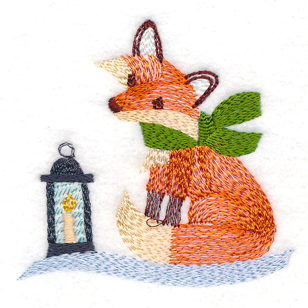 Curious Christmas Fox