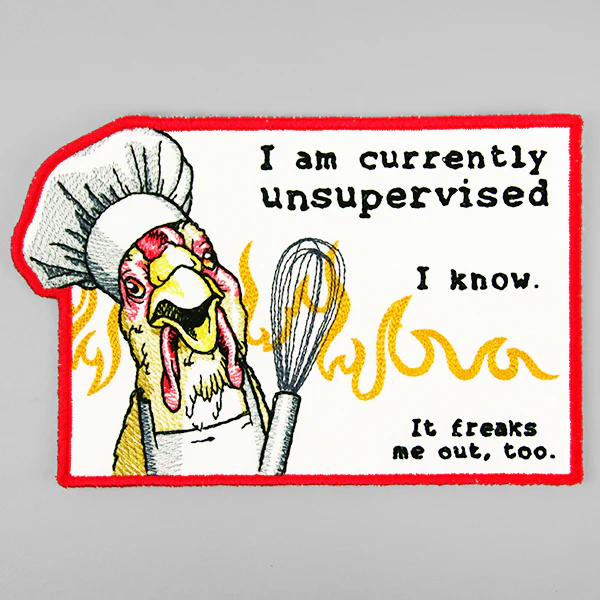 Currently Unsupervised Chicken Mug Rug (In-the-Hoop) - Image 2