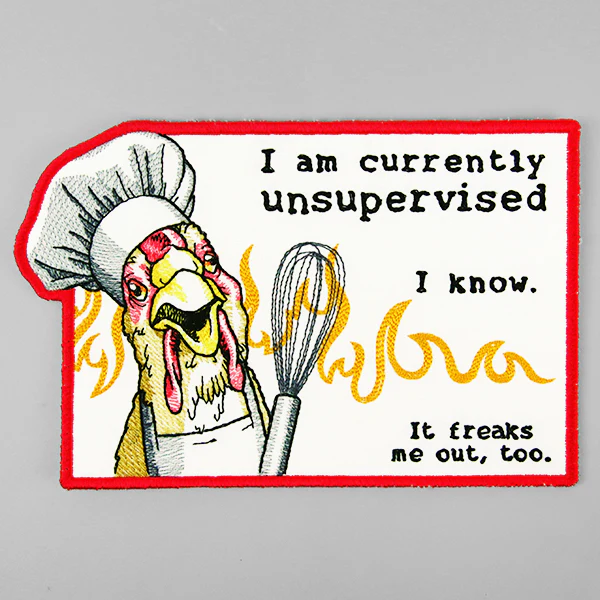 Currently Unsupervised Chicken Mug Rug (In-the-Hoop) - Image 3