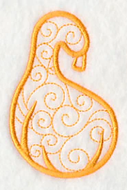 Curved Autumn Gourd