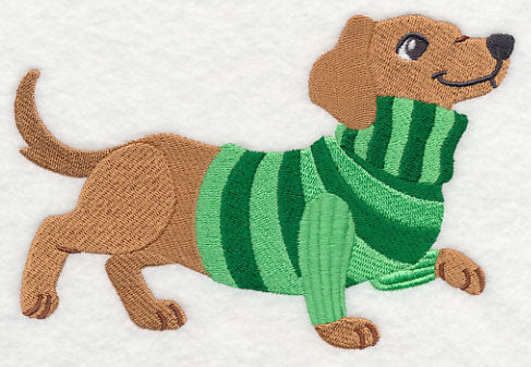 Dachshund in Sweater - Image 2