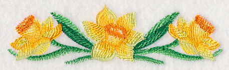 Daffodil Border in Watercolor - Image 4