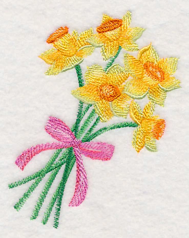 Daffodil Bouquet in Watercolor - Image 4