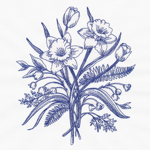 Daffodils and Tulips Bouquet - Image 2