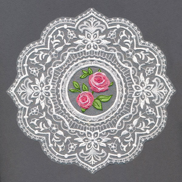 Dainty as Can Be Rose Doily (Organza) - Image 9