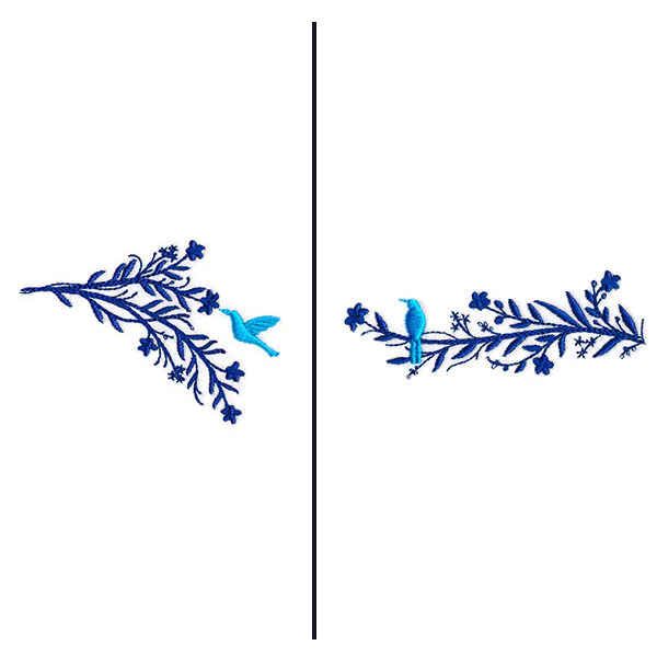 Dainty Birds Mask Motif - Image 2