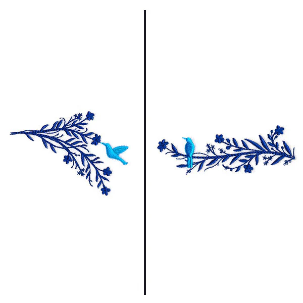 Dainty Birds Mask Motif - Image 3