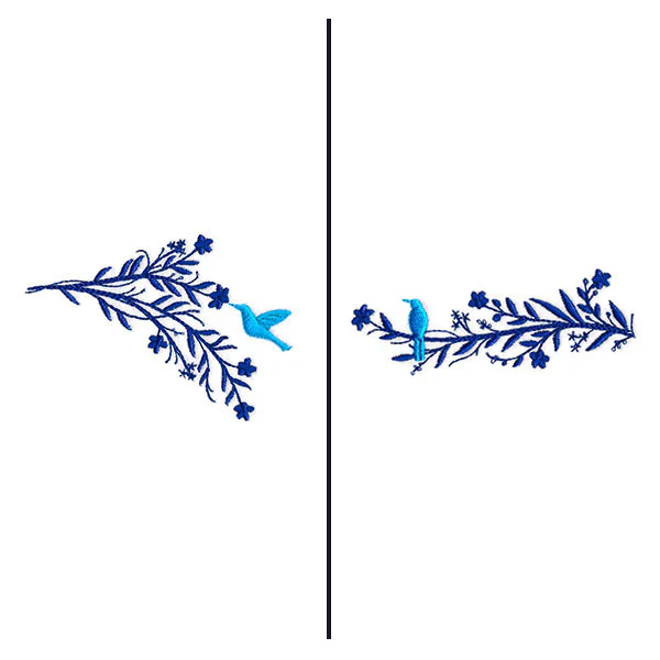 Dainty Birds Mask Motif - Image 4