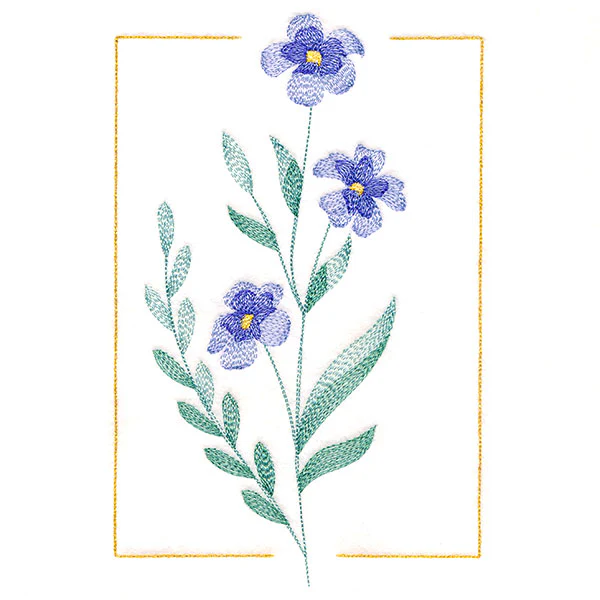 Dainty Blooms - Prairie Flax - Image 2