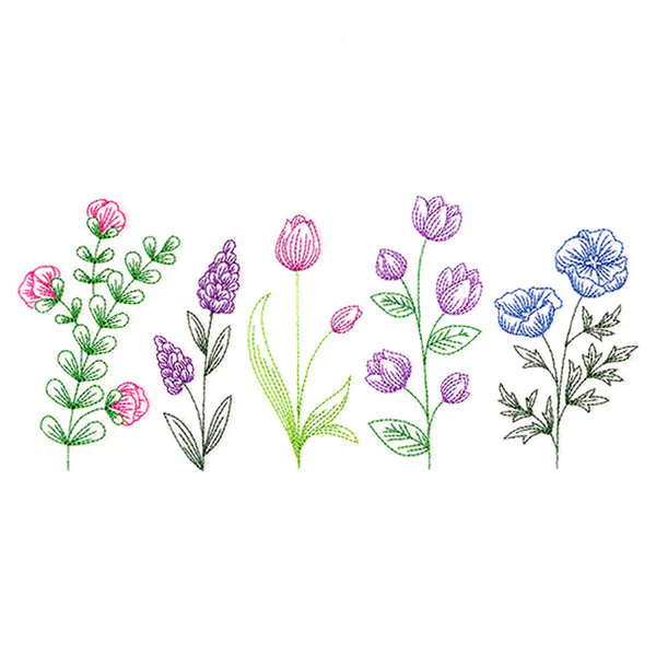 Dainty Wildflower Border 1 - Image 2