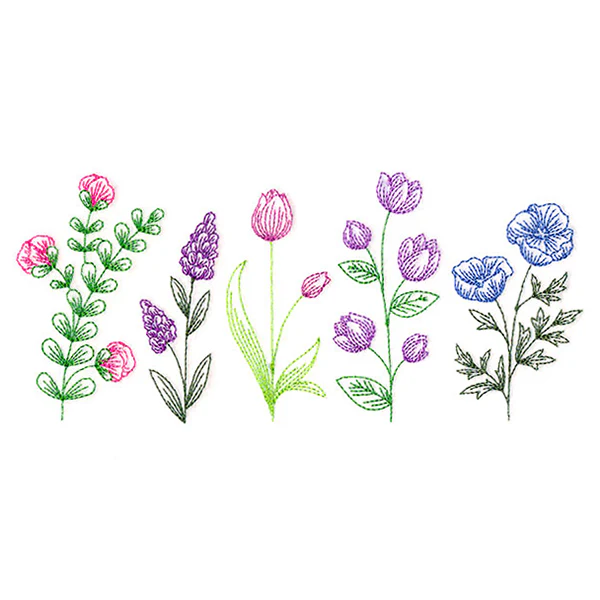 Dainty Wildflower Border 1 - Image 3