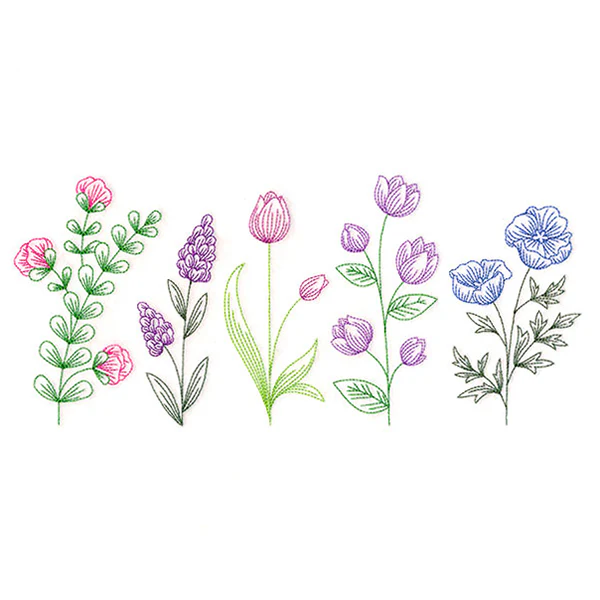 Dainty Wildflower Border 1 - Image 5