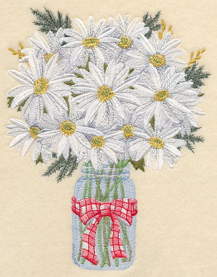 Daisies in Mason Jar - Image 2