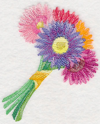 Daisy Bouquet in Watercolor - Image 4