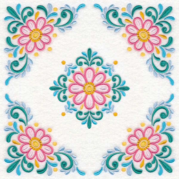 Daisy Burst Pillow Pair - Image 6