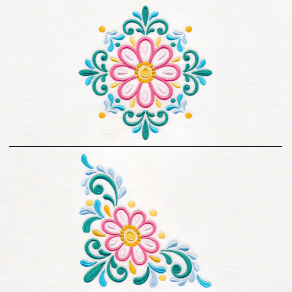 Daisy Burst Pillow Pair - Image 7