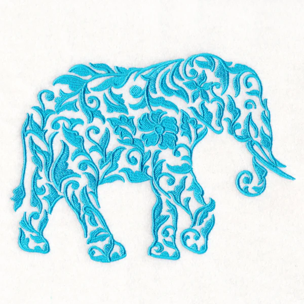 Damask in the Wild - Elephant - Image 2
