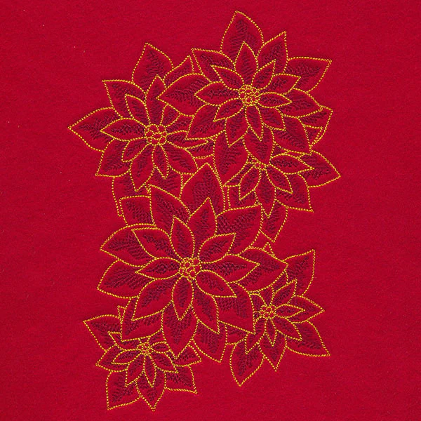 Dancing Christmas Poinsettias - Image 2
