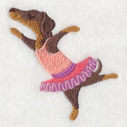 Dancing Dachshund Arabesque - Image 2
