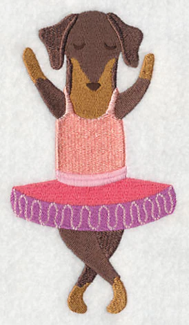 Dancing Dachshund Fourth Position - Image 3