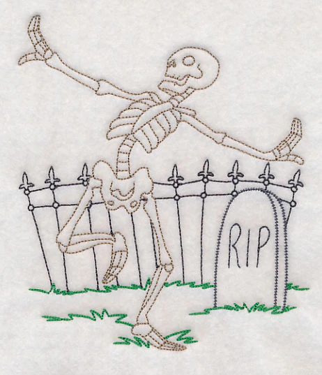 Dancing Skeleton (Vintage) - Image 2