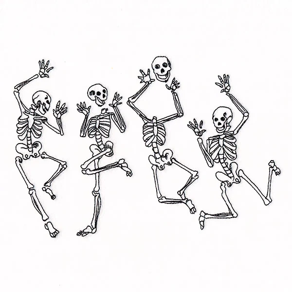Dancing Skeletons Border - Image 4