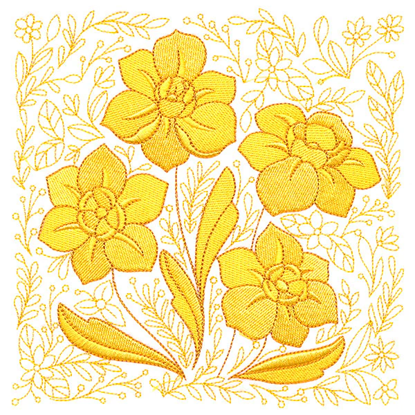 Darling Daffodils Square - Image 2