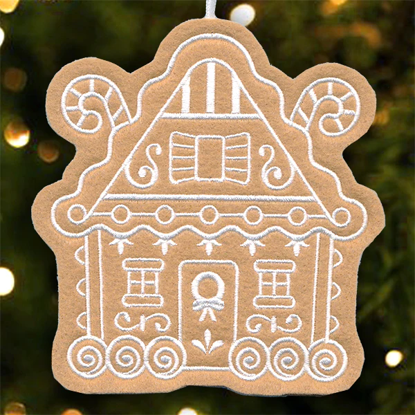 Darling Gingerbread House (In-the-Hoop) - Image 6