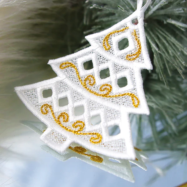Dazzling Christmas Tree Ornament (Lace) - Image 9