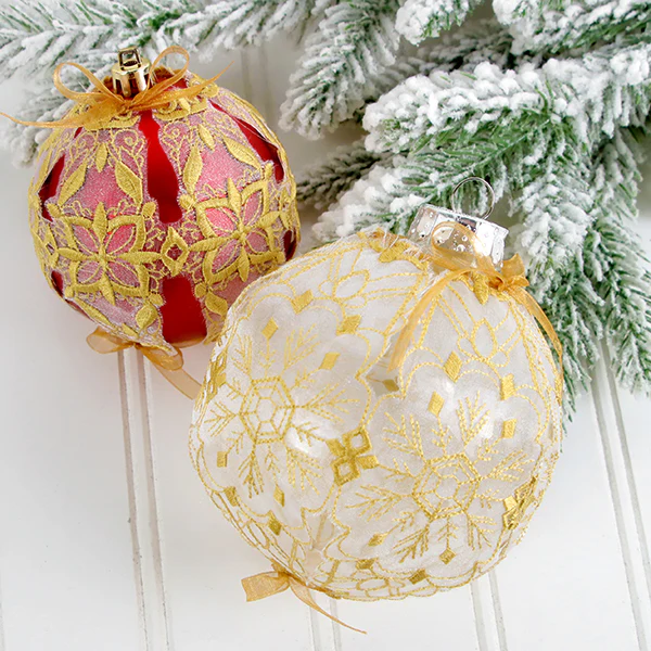 Decadent Christmas Dreams Ornament Cover (Organza) - Image 3
