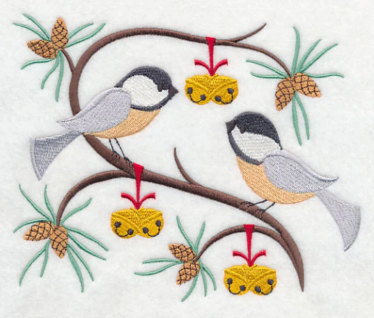 Deck the Halls with Christmas Chickadees - Image 2