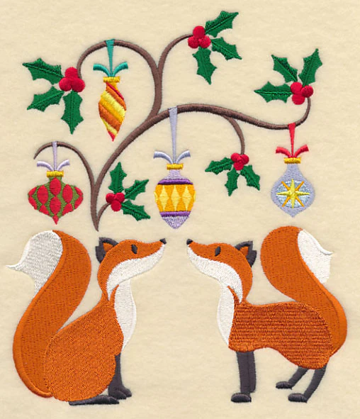 Deck the Halls with Christmas Foxes - Image 4