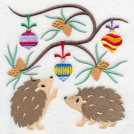 Deck the Halls with Christmas Hedgehogs - Image 2