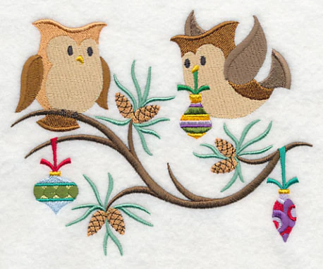 Deck the Halls with Christmas Owls - Image 3