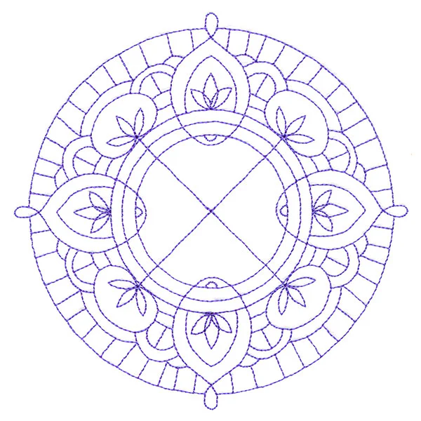 Decorative Quilting Backdrop Circle 2 (Double Run) - Image 3