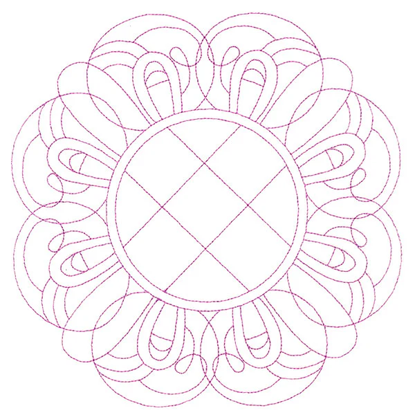 Decorative Quilting Backdrop Circle 3 (Double Run) - Image 6