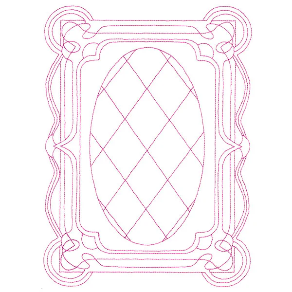 Decorative Quilting Backdrop Rectangle 1 (Double Run)