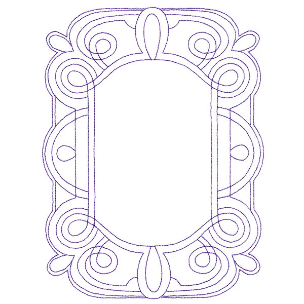 Decorative Quilting Backdrop Rectangle 3 (Double Run) - Image 2