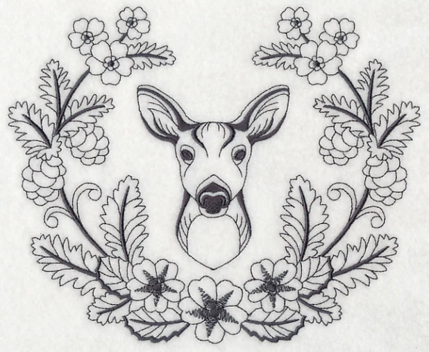 Deer Doe and Woodsy Laurel