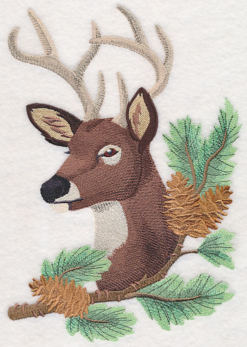 Deer in Pine - Image 4