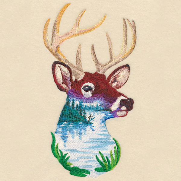 Deerscape in Watercolor - Image 2