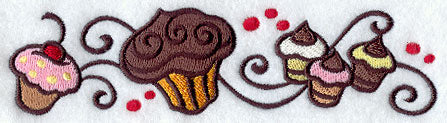Delectable Cupcake Border - Image 2