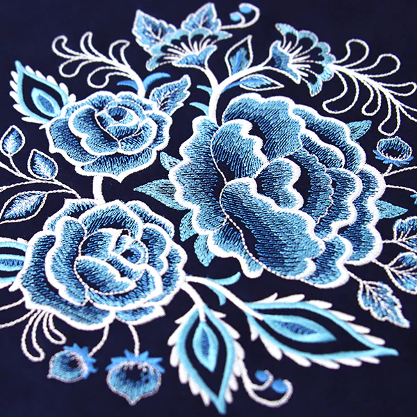 Delft Blue Florals Bouquet - Image 4